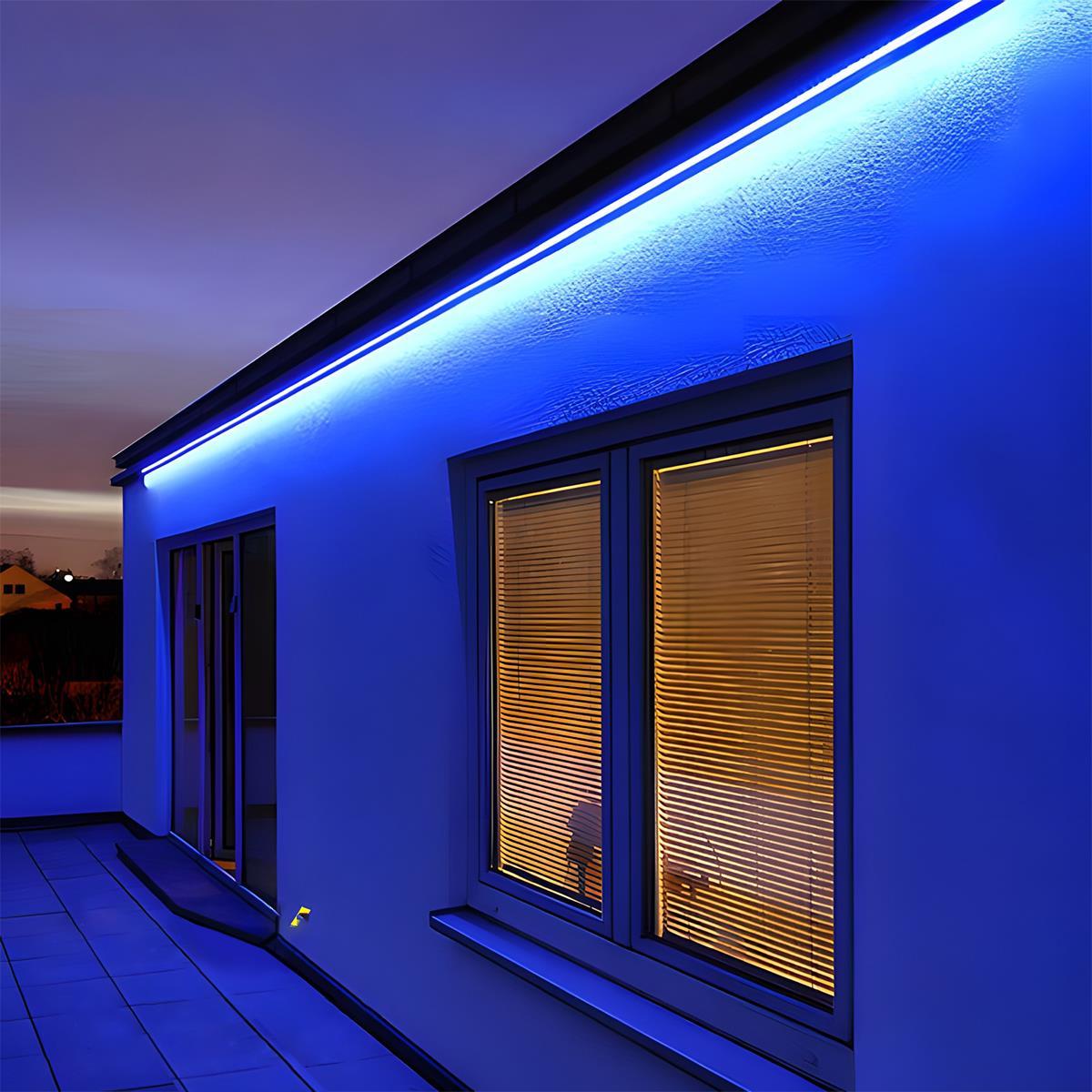 Low Voltage Waterproof Outdoor Recessed LED Wall Washer Lights  RGB Dimmable DC24V 39.37''