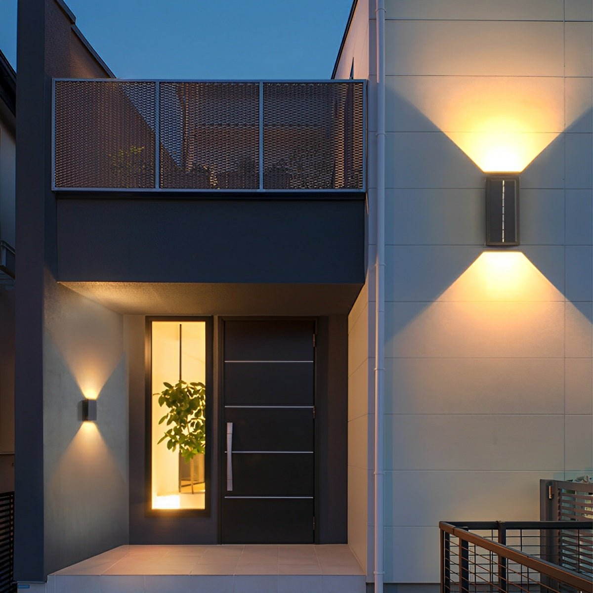 Modern Waterproof Up and Down LED Outdoor Wall Sconces