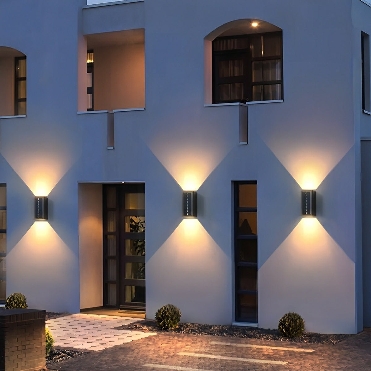 Modern Waterproof Up and Down LED Outdoor Wall Sconces