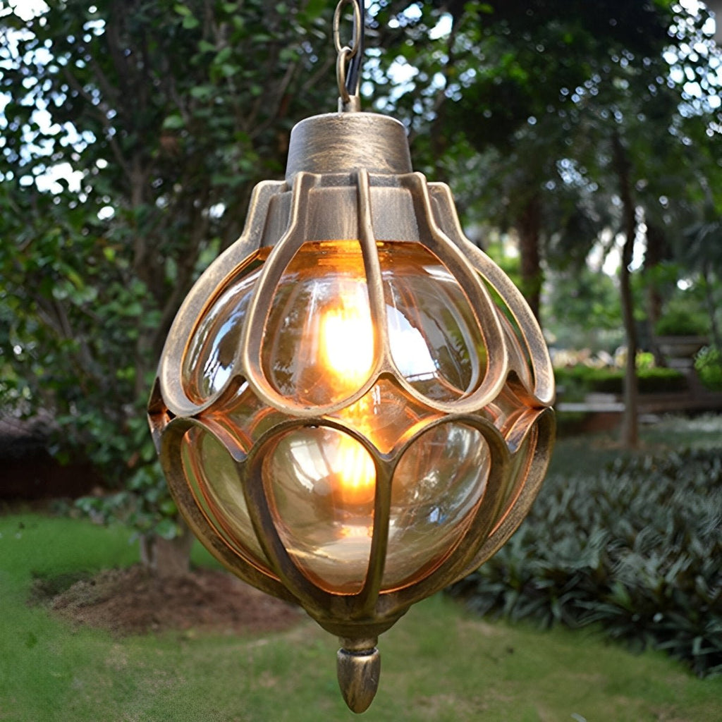 Waterproof Aluminum Ball Outdoor Chandelier Light Hanging Pendan Light