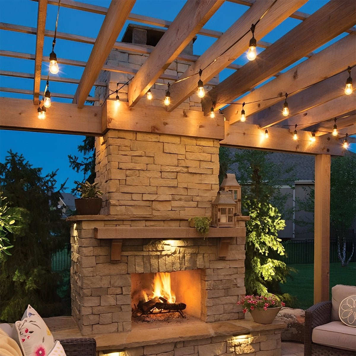 Waterproof LED Outdoor LED String Lights Garden Hanging Light