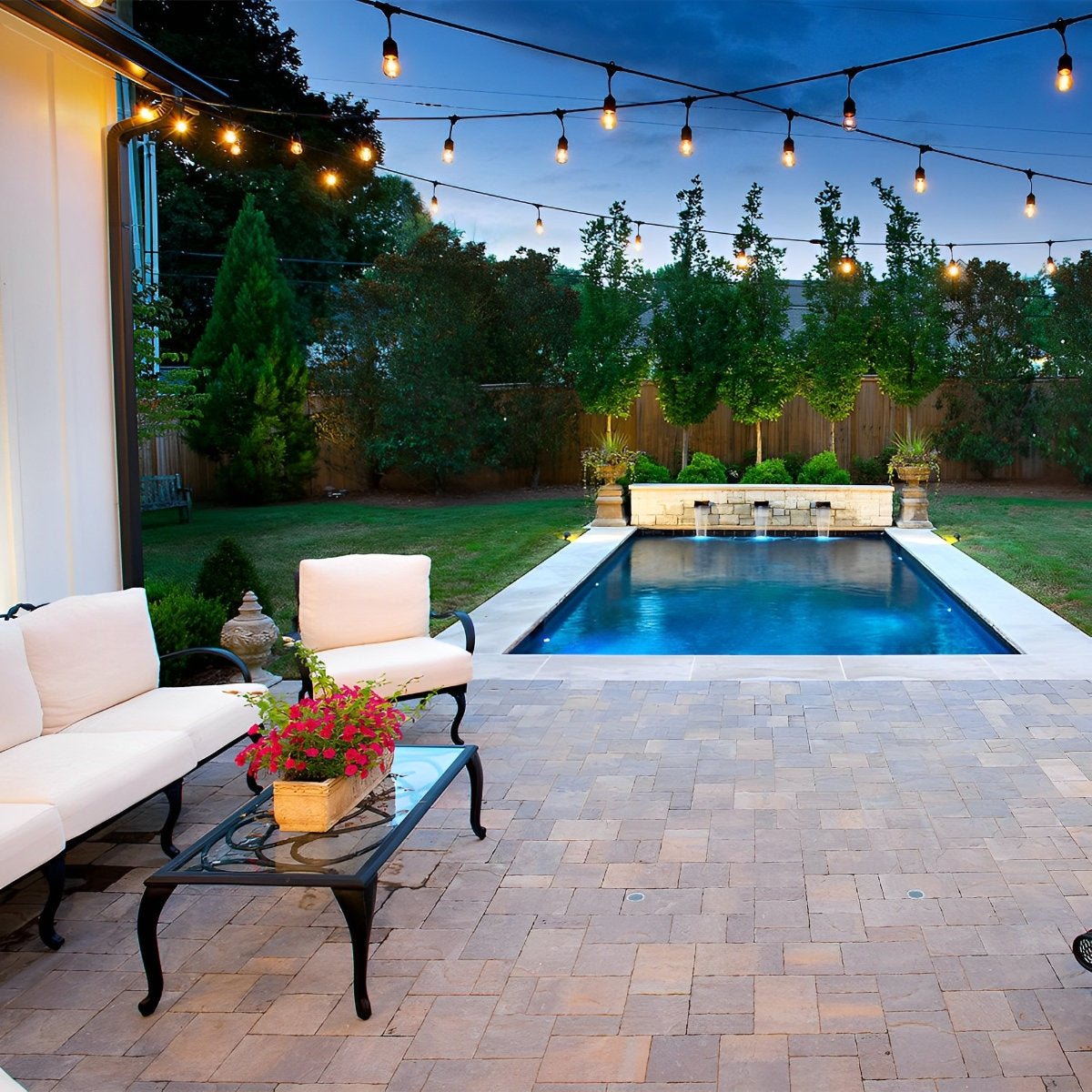 Waterproof LED Outdoor LED String Lights Garden Hanging Light