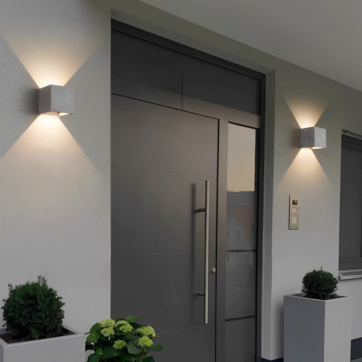 Waterproof Square Up and Down LED Outdoor Wall Sconces