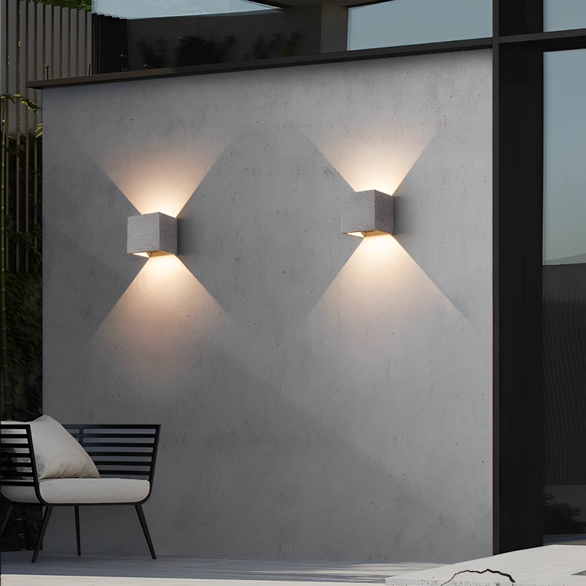 Waterproof Square Up and Down LED Outdoor Wall Sconces