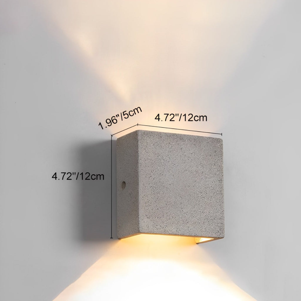 Waterproof Square Up and Down LED Outdoor Wall Sconces